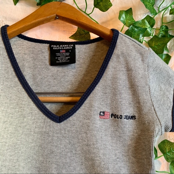 Polo Ralph Lauren ribbed top - Picture 3 of 3